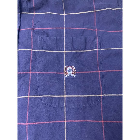 Cinch Men's Multicolor Plaid Long Sleeve Button Down Shirt Size Large - Picture 3 of 4